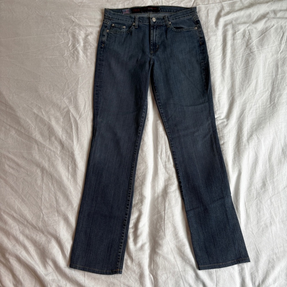 Fabrizio Gianni Jeans Womens 8‎ Dark Wash Straight Leg Stretch Denim Made in USA